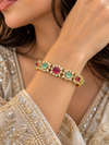 Elegant Multi-Colored Stone Bracelet