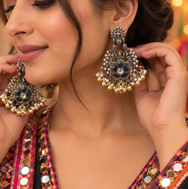 Temple Inspired Statement Earrings
