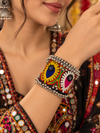 Embroidered Openable Cuff Bracelet