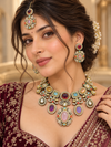 Sabyasachi Collection Necklace Set with Earrings and Maang Tikka