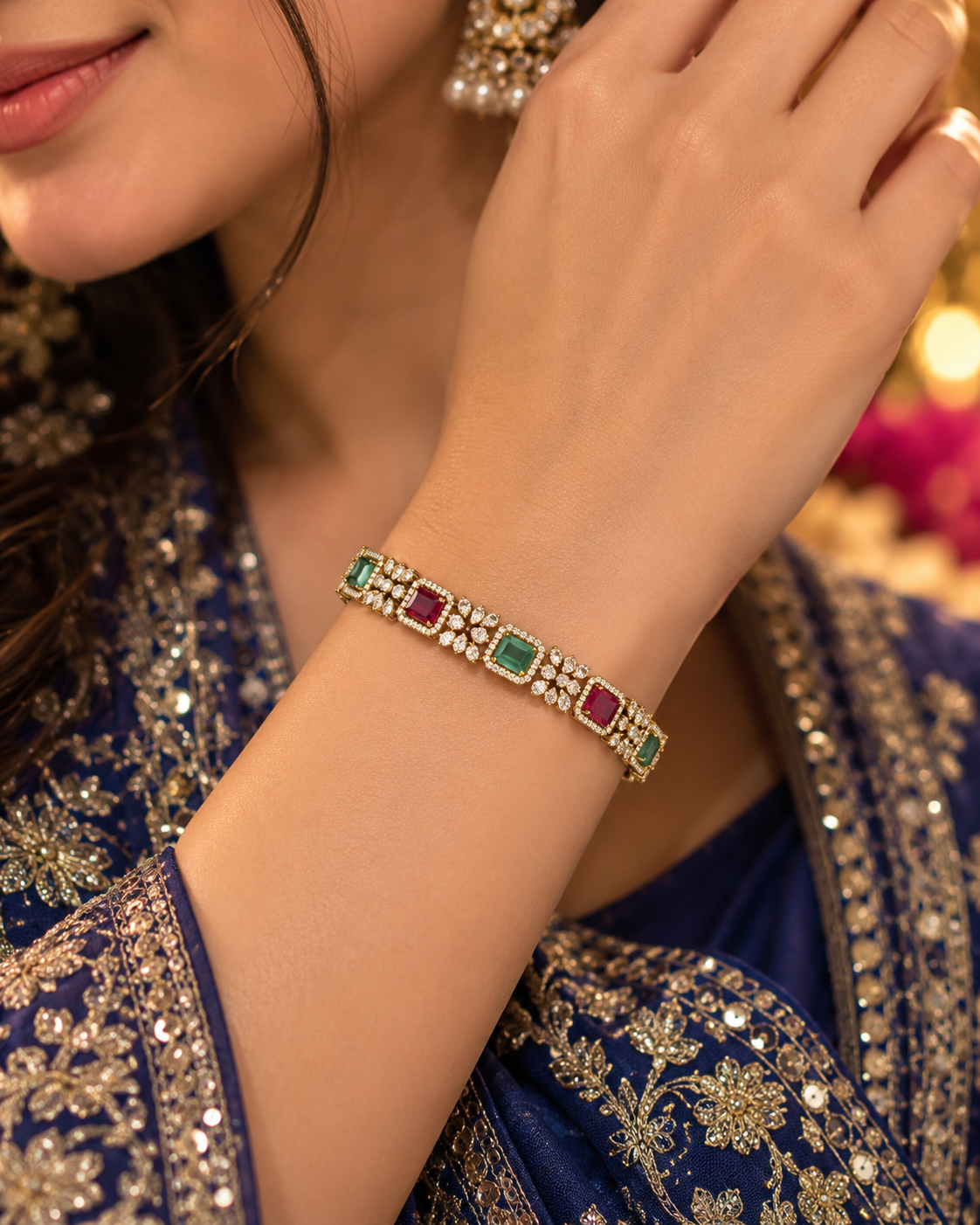 American Diamond Stone Bracelet