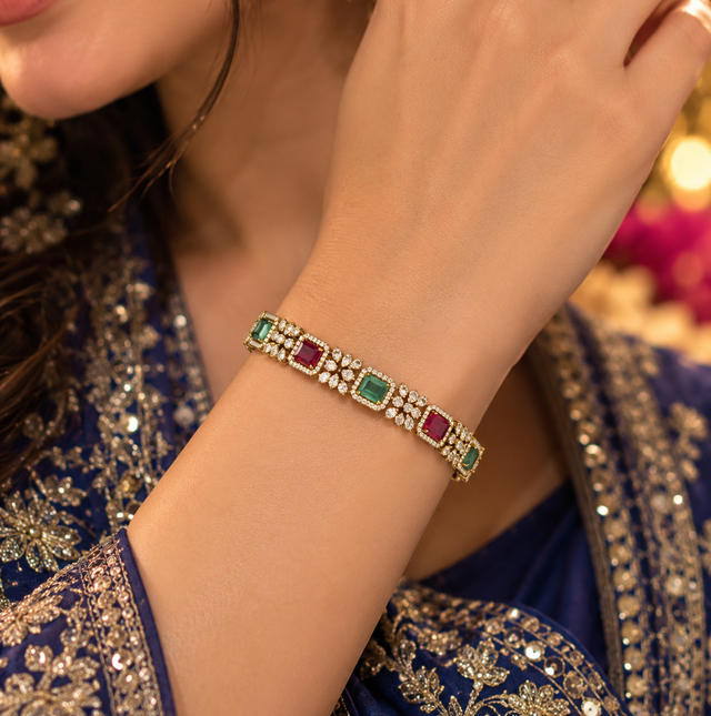 American Diamond Stone Bracelet