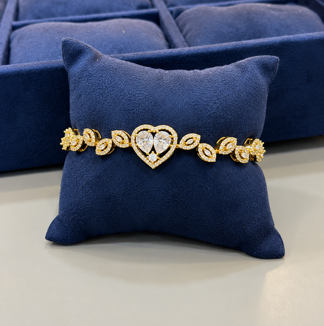 American Diamond Stone Tennis Bracelet
