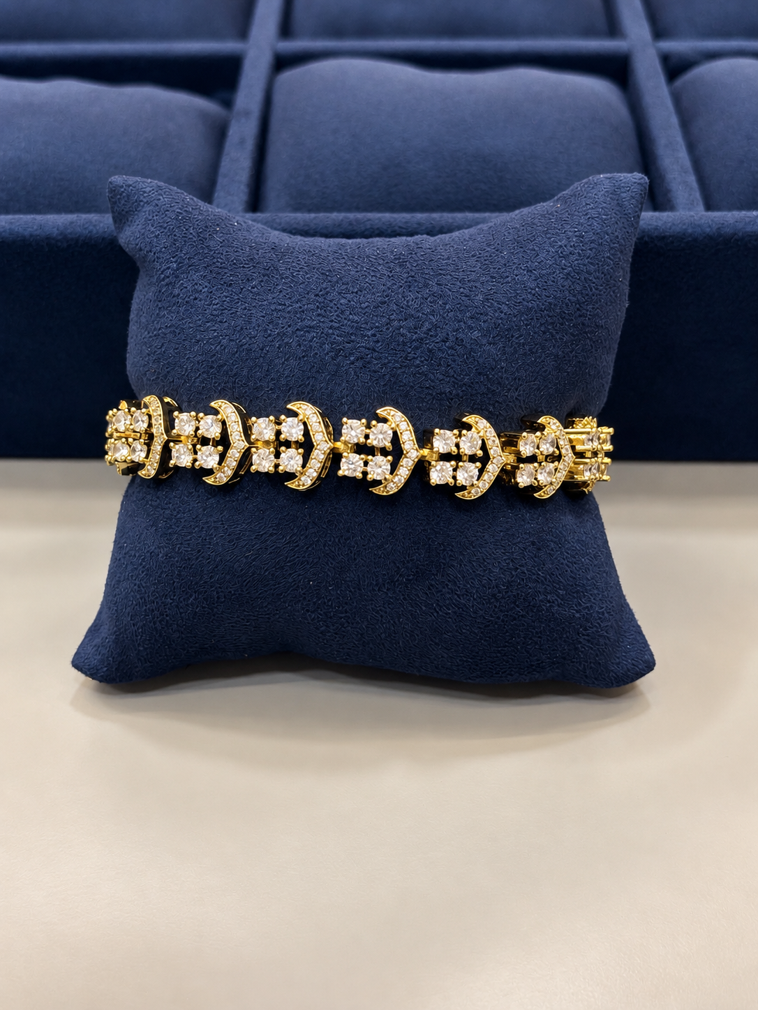 American Diamond Stone Tennis Bracelet