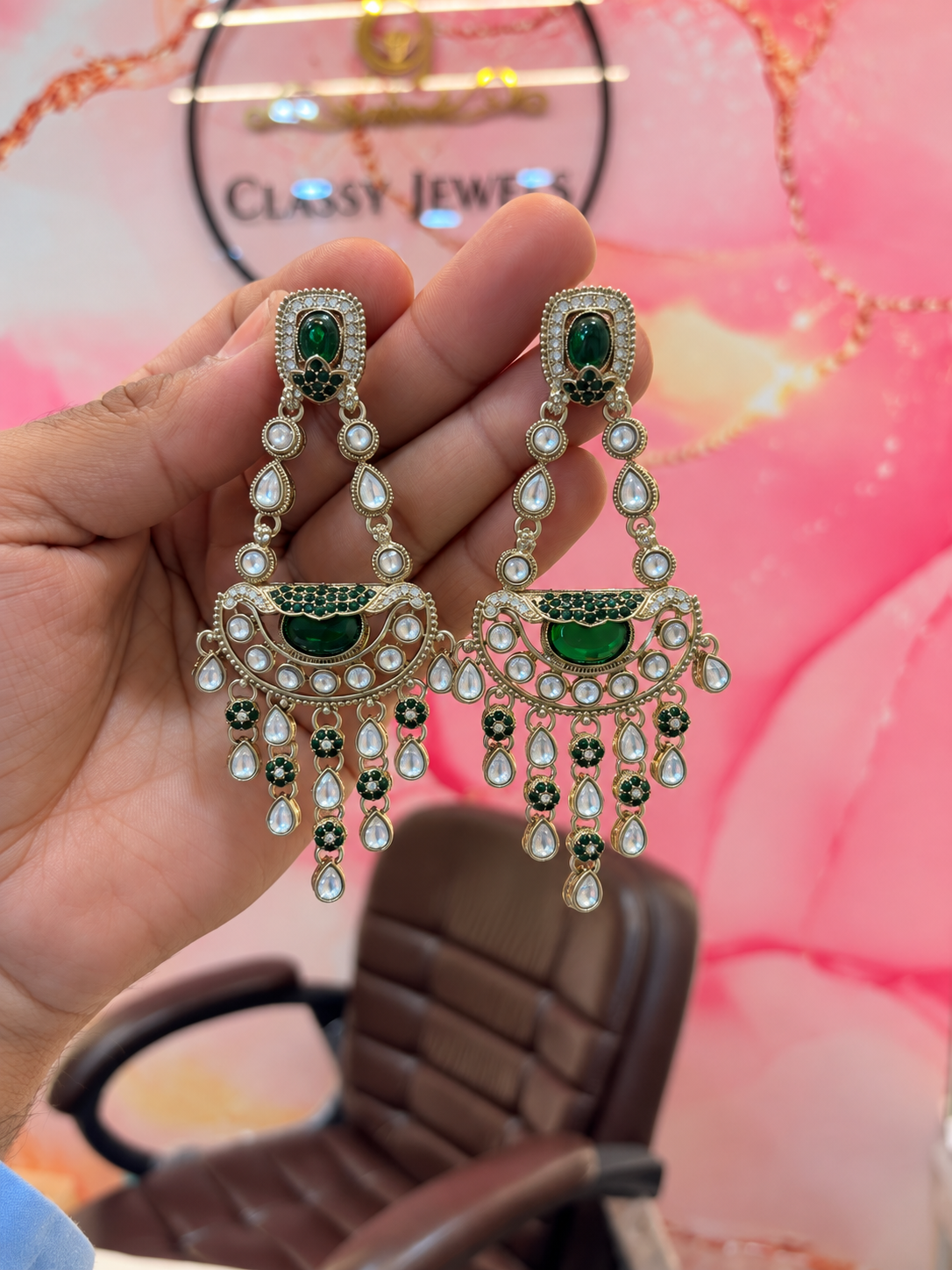 Multi-Colored Statement Earrings