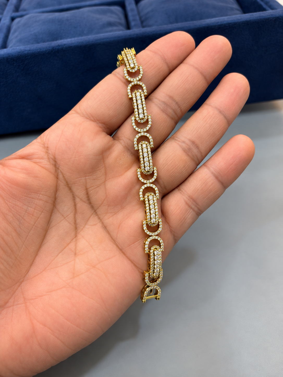 American Diamond Stone Tennis Bracelet