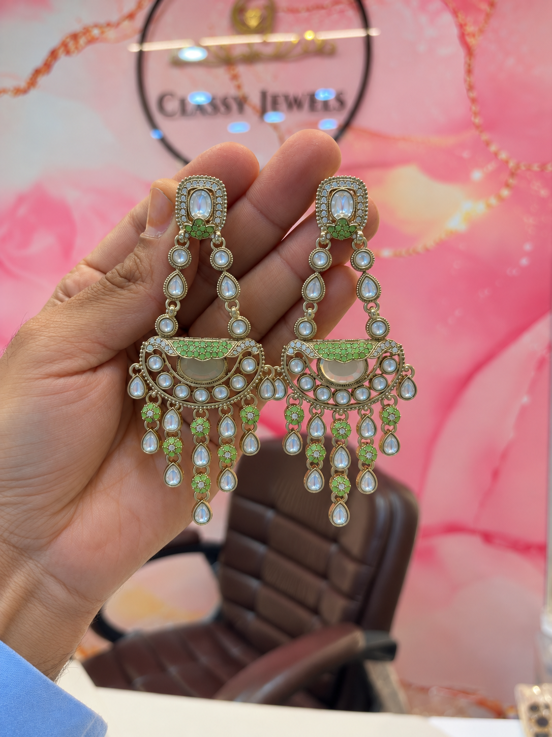 Multi-Colored Statement Earrings