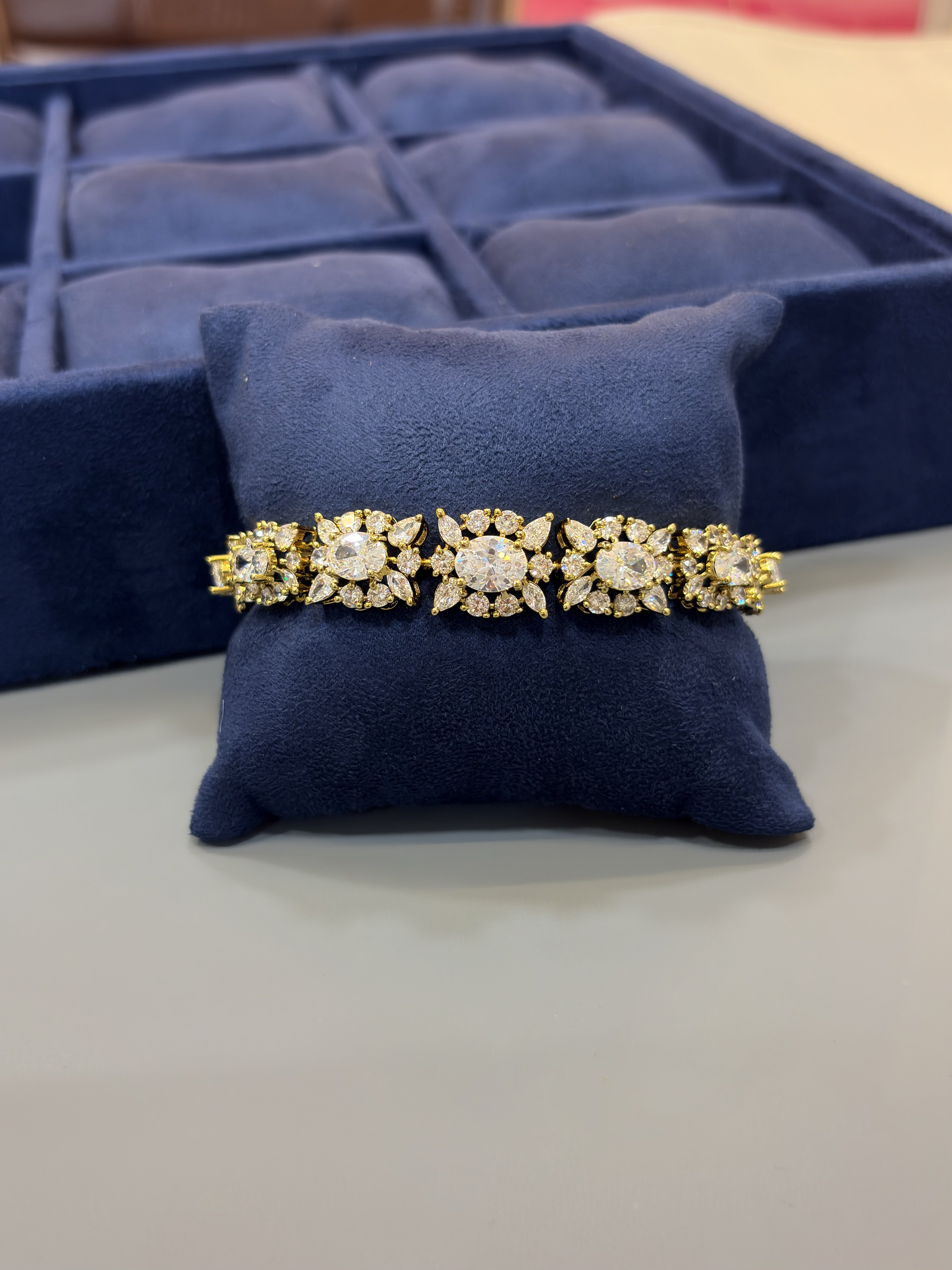 Elegant Multi-Colored Stone Bracelet