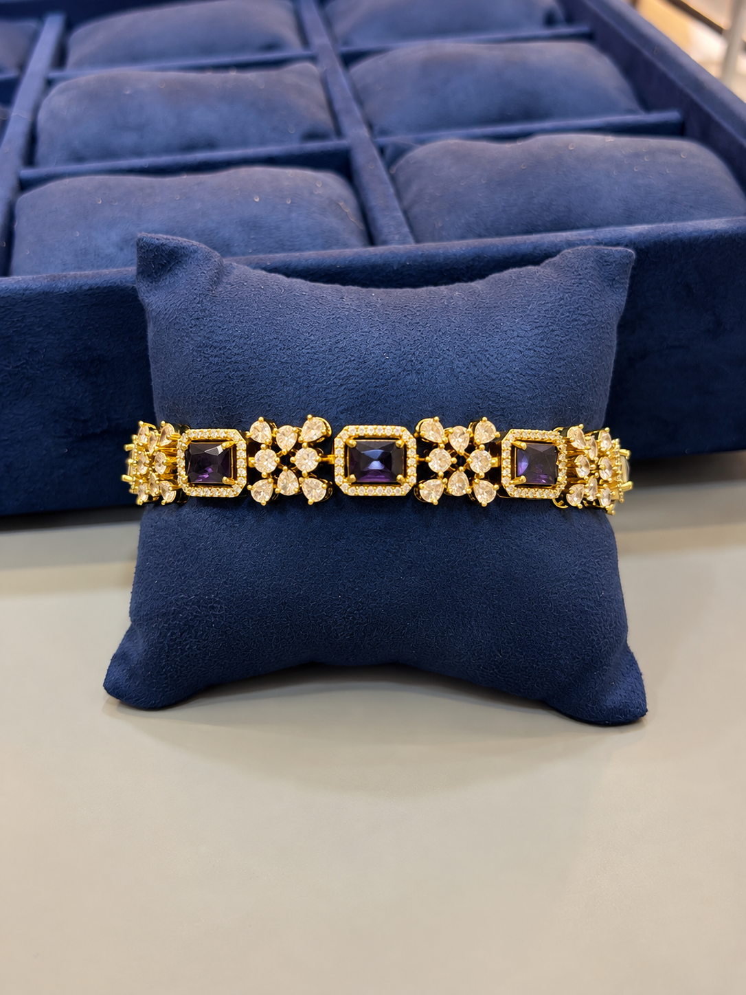 American Diamond Stone Bracelet