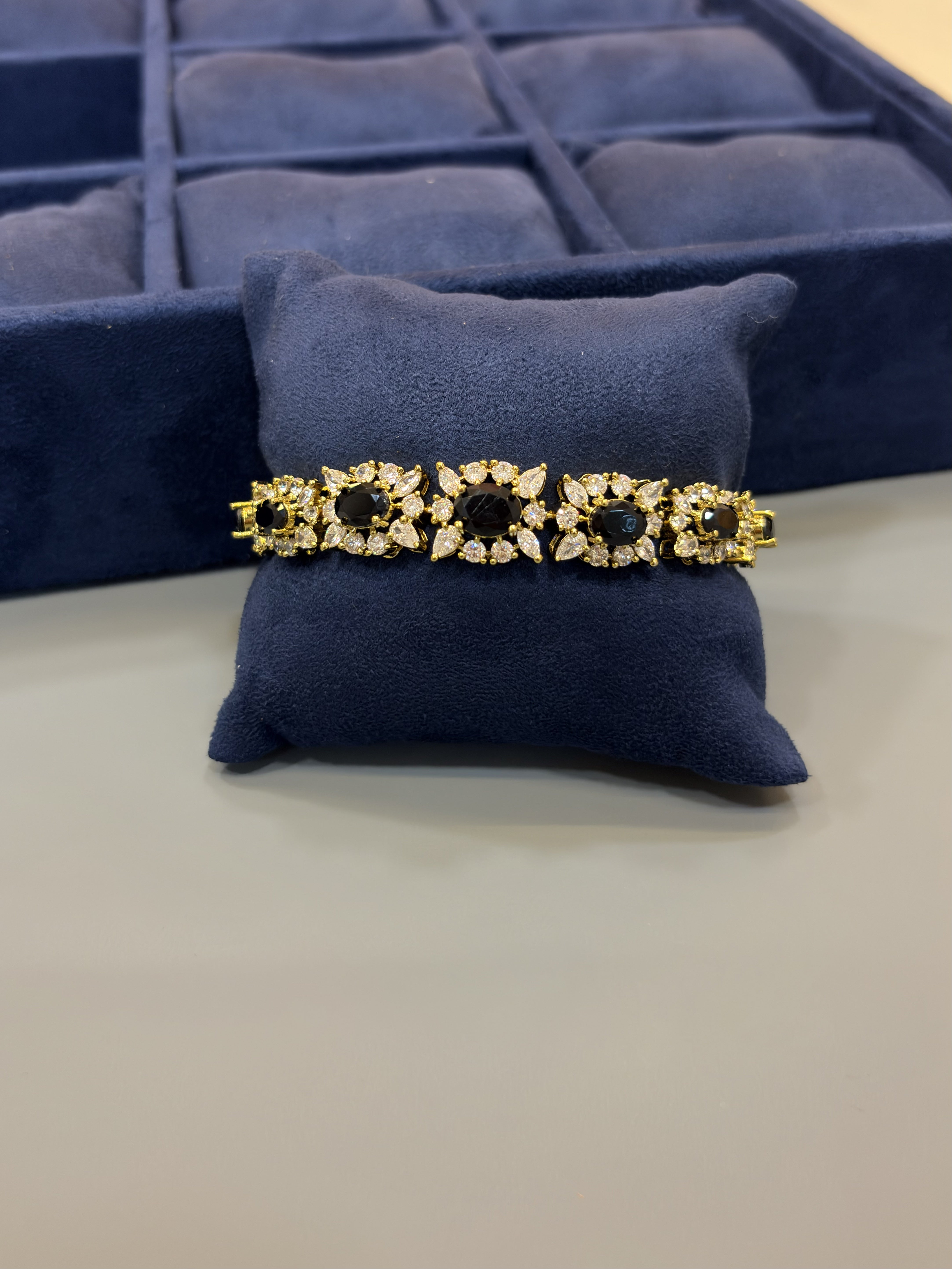 Elegant Multi-Colored Stone Bracelet