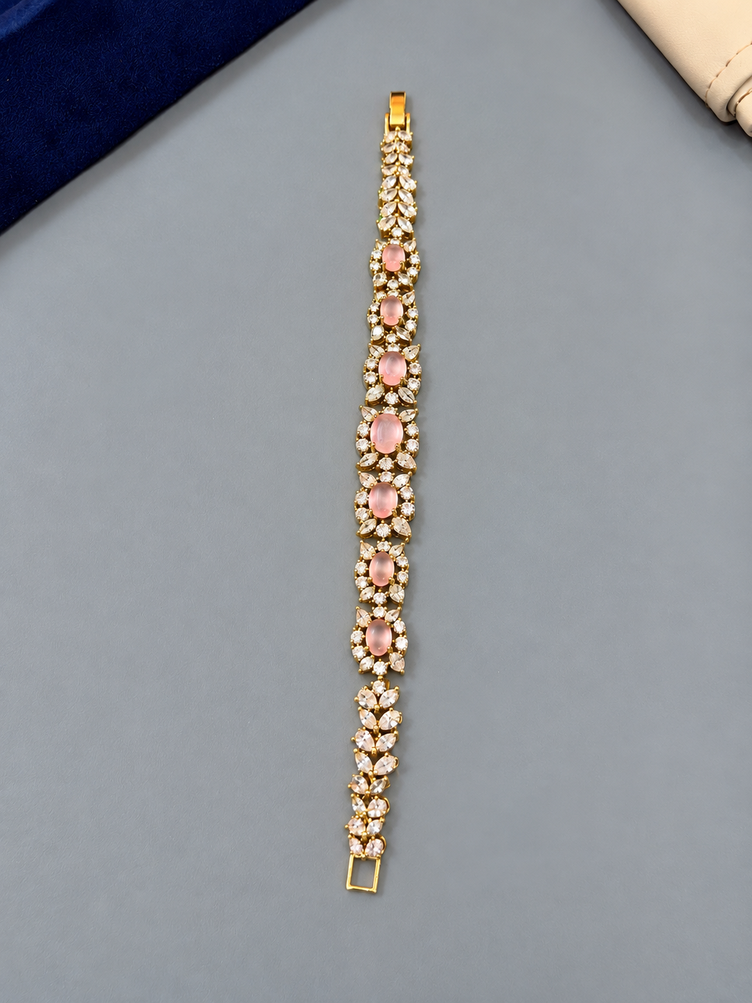 Elegant Multi-Colored Stone Bracelet