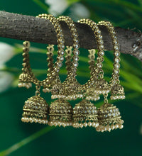 Classy polki jhumka bangles (4pcs) image 0