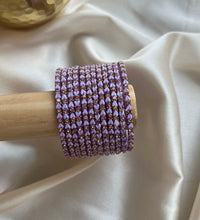Starlit Harmony– Luxe Heart Glass Bangles image 0
