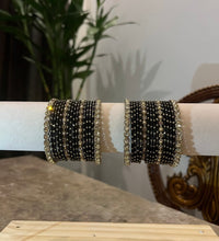Sleek bangle set - Black, 2-10 image