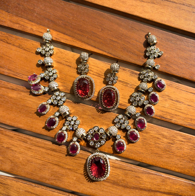 GULZAAR NECKLACE (RUBY) image 1