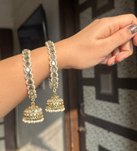 Golden jhumka bangles image 0