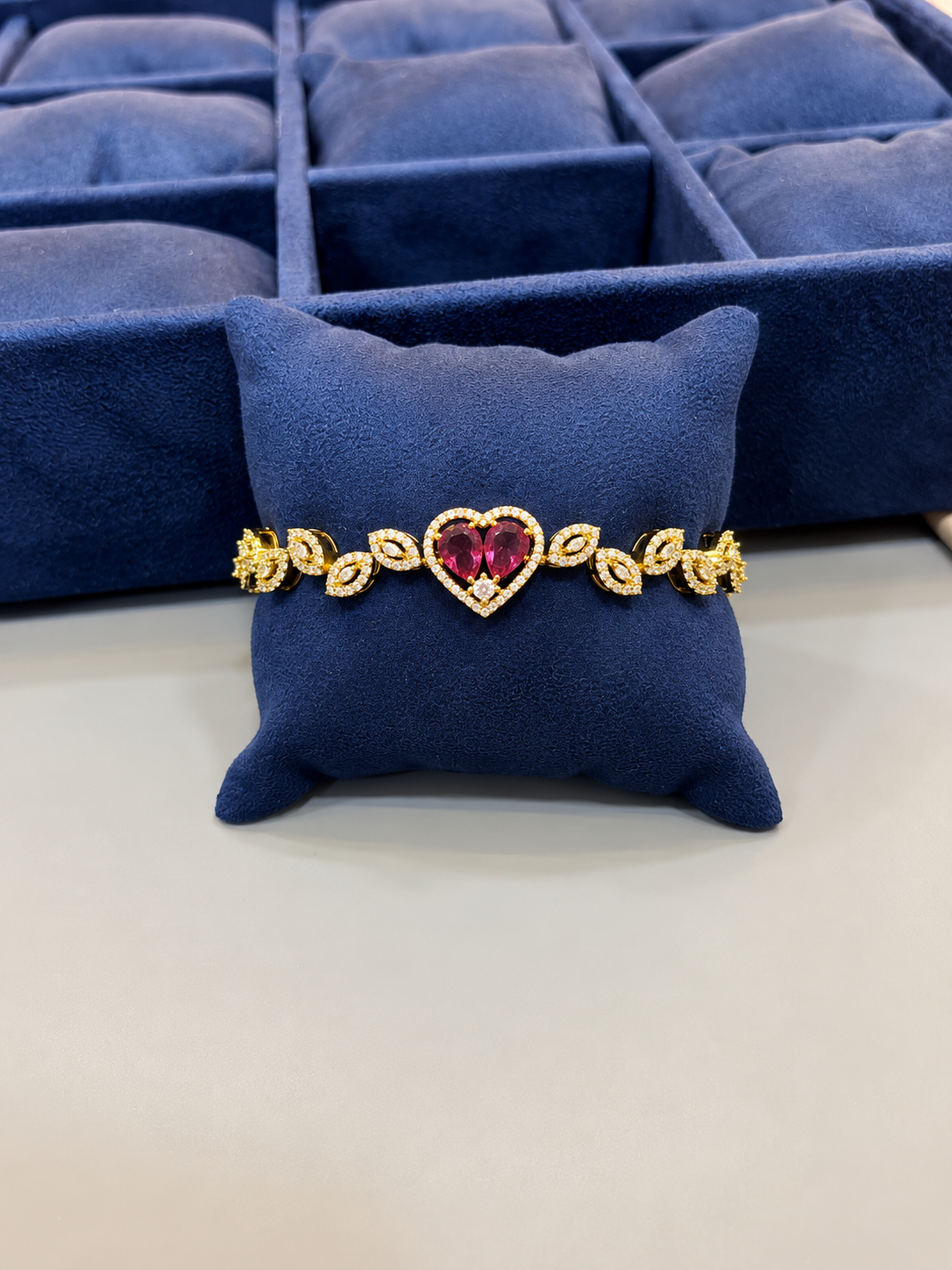 American Diamond Stone Tennis Bracelet
