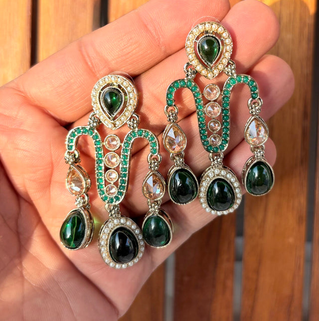 Kundan earrings image 0