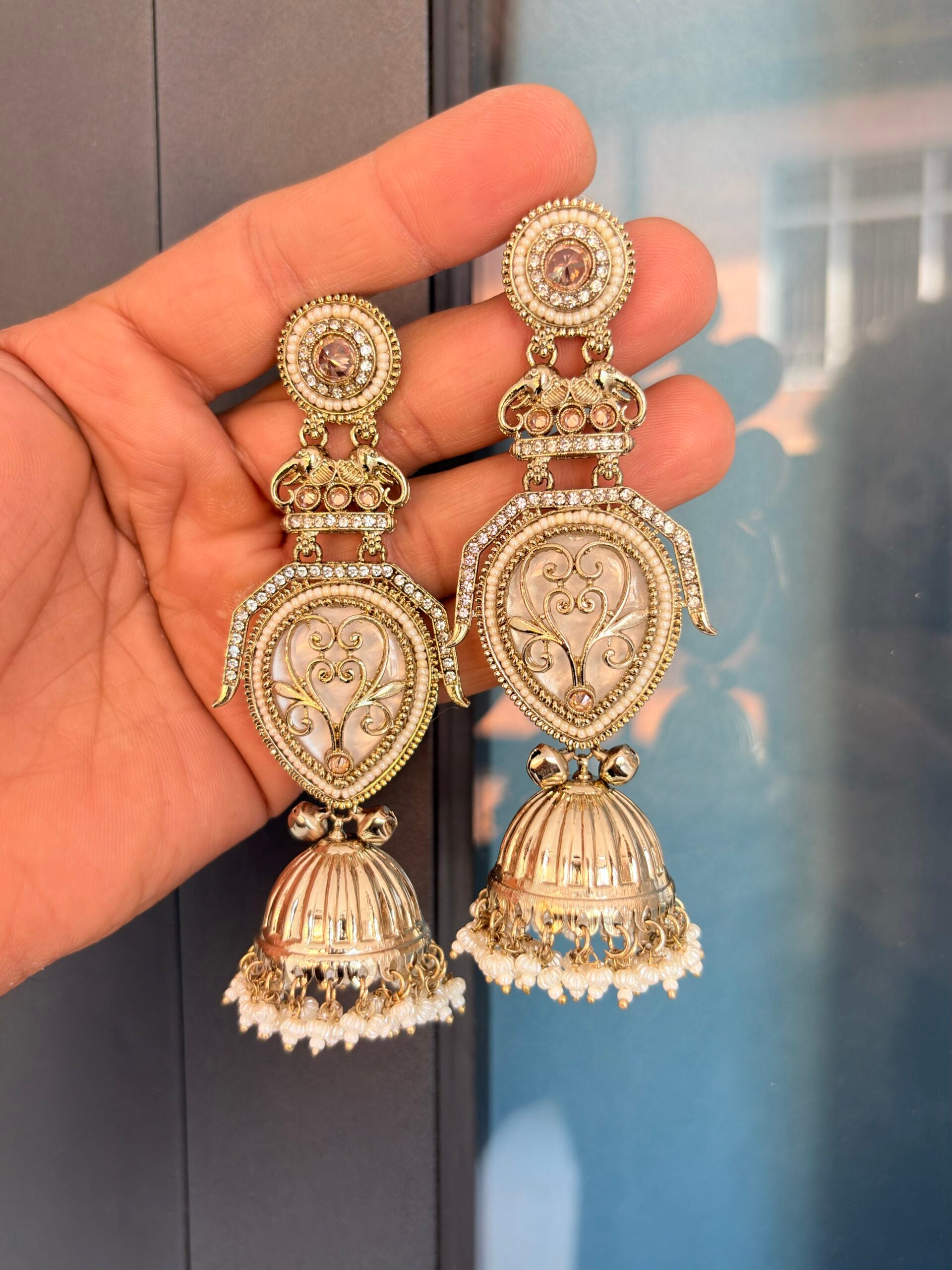 Kashmiri traditional earrings image 1