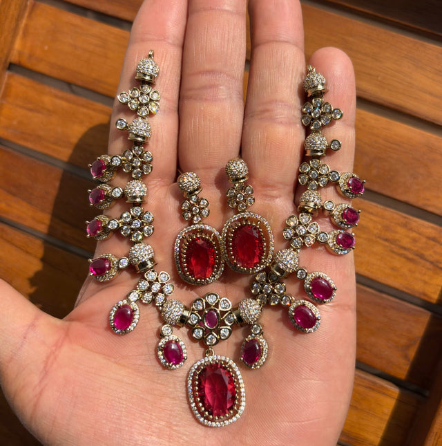 GULZAAR NECKLACE (RUBY) image 1