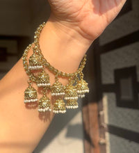 Classy 5 jhumka bangles(4pcs) image 1