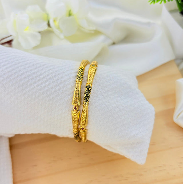 Golden aura bangles image 0