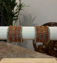 Sleek bangle set - Rust, 2-10 image