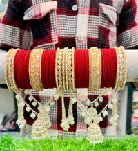 Hanging bridal bangles set - 2-4, Pattern #2 image