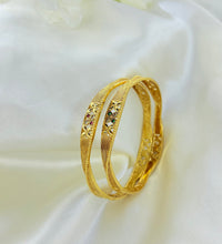 Golden heritage bangles image 0