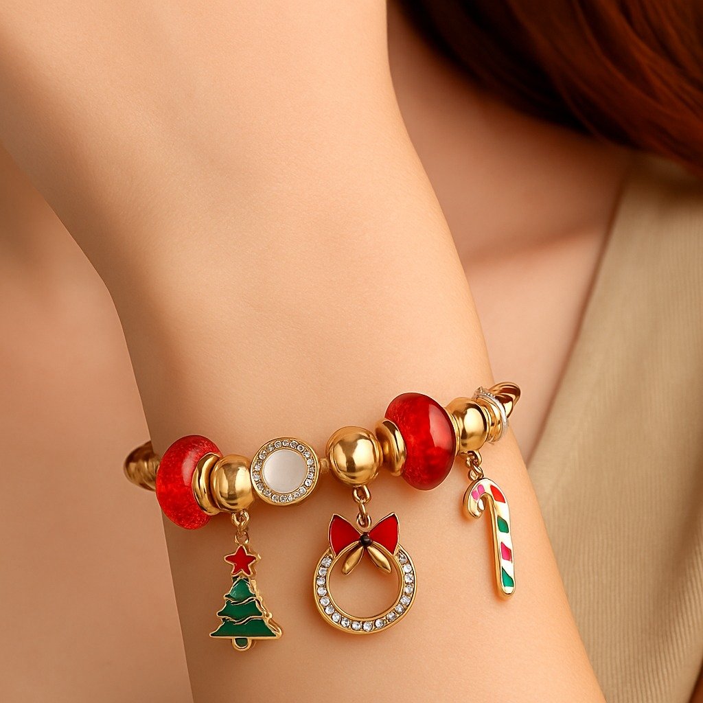 Christmas charm Bracelet image 0