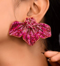 Irish pink earring image 1