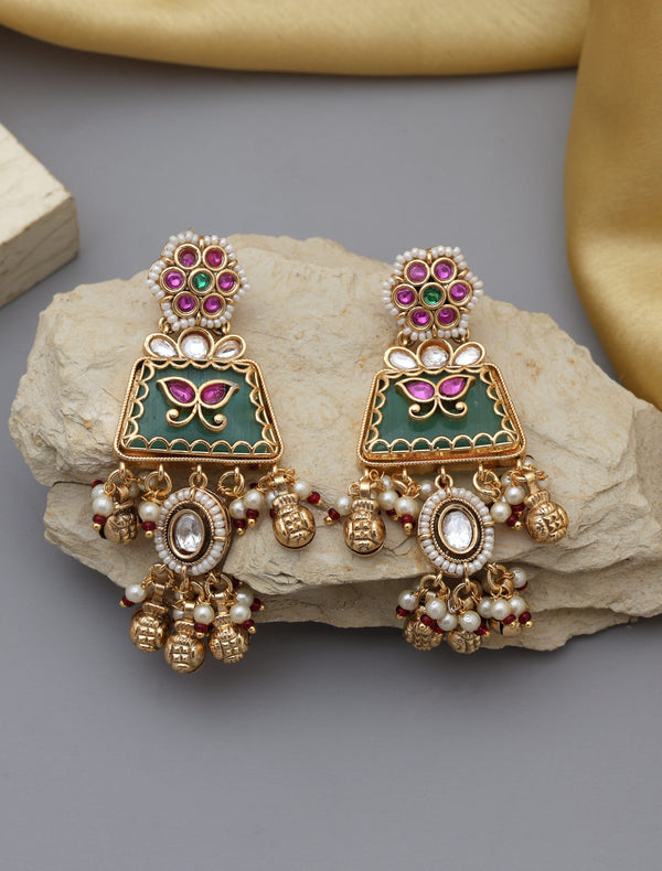 NAAZ KUNDAN EARRINGS image 3