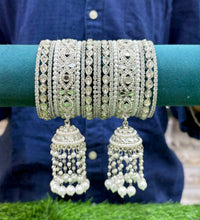Charm hanging bangle set image 1