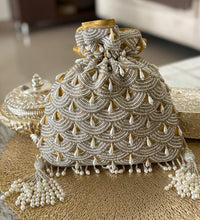 Pearl charm potli image 1