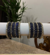 Sleek bangle set - Navy blue, 2-8 image