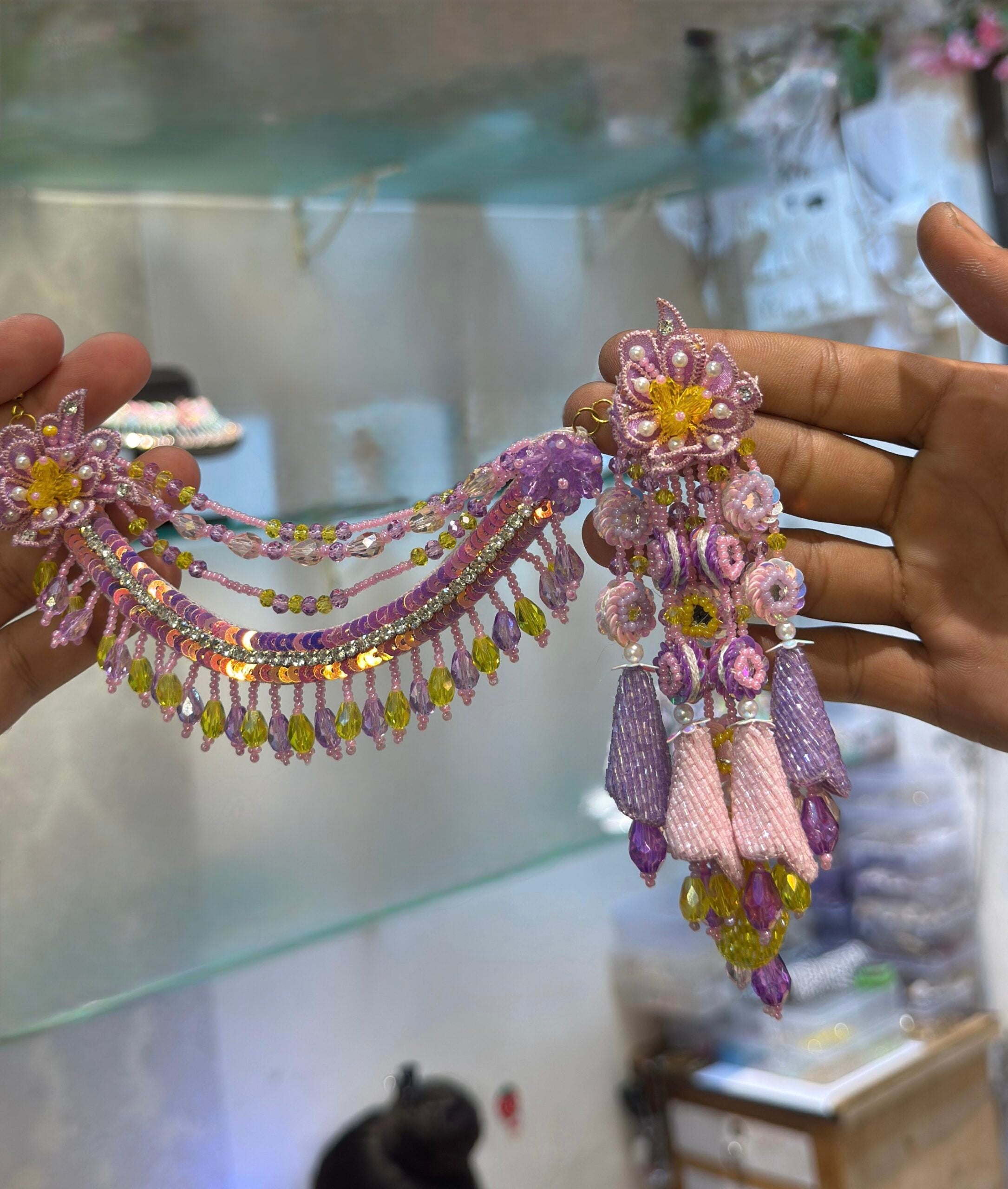 Levish layered earrings image 1