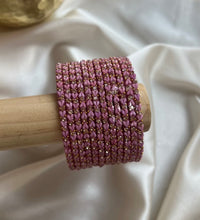 Starlit Harmony– Luxe Heart Glass Bangles image 0