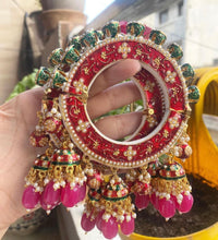 Rajwada hanging bangles(pair) image 0