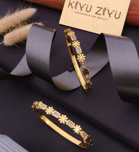 Gold Plated Floral Bracelet image 0