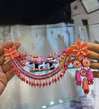 Floral layered earrings image 0