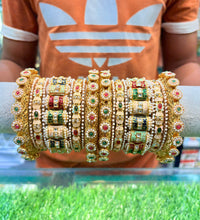 Rajwada multi bangle set image 1