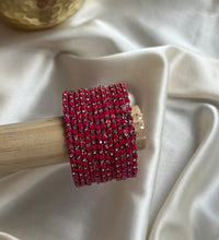 Starlit Harmony– Luxe Heart Glass Bangles image 0