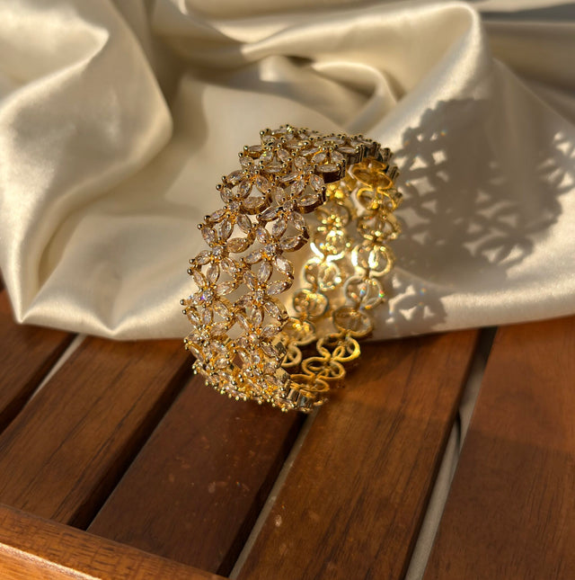 American diamond bangles(Gold) image 0