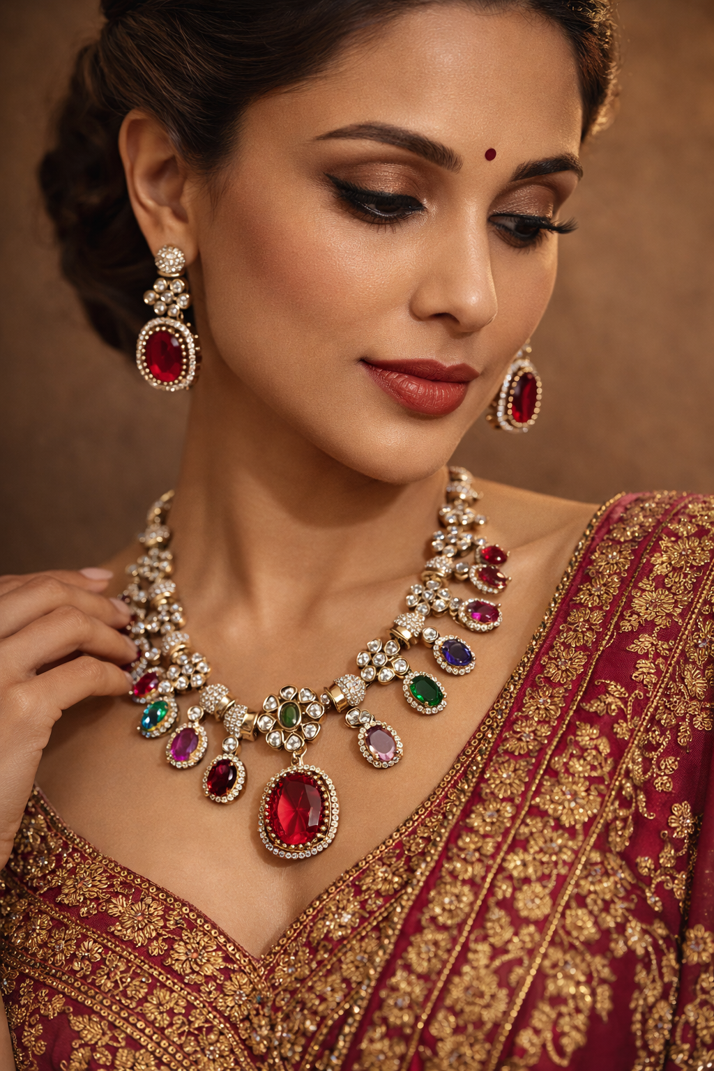 GULZAAR NECKLACE (MULTI) image 0