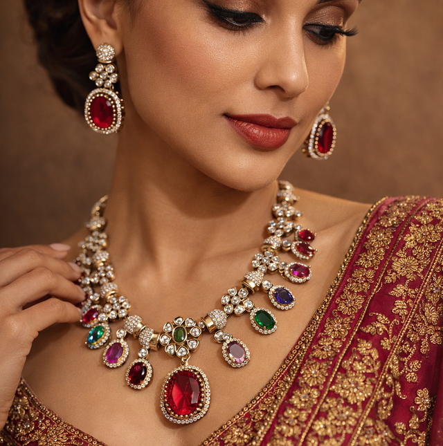 GULZAAR NECKLACE (MULTI) image 0