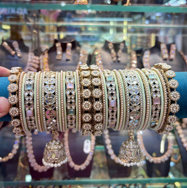 Antique pestal bangle set image 0