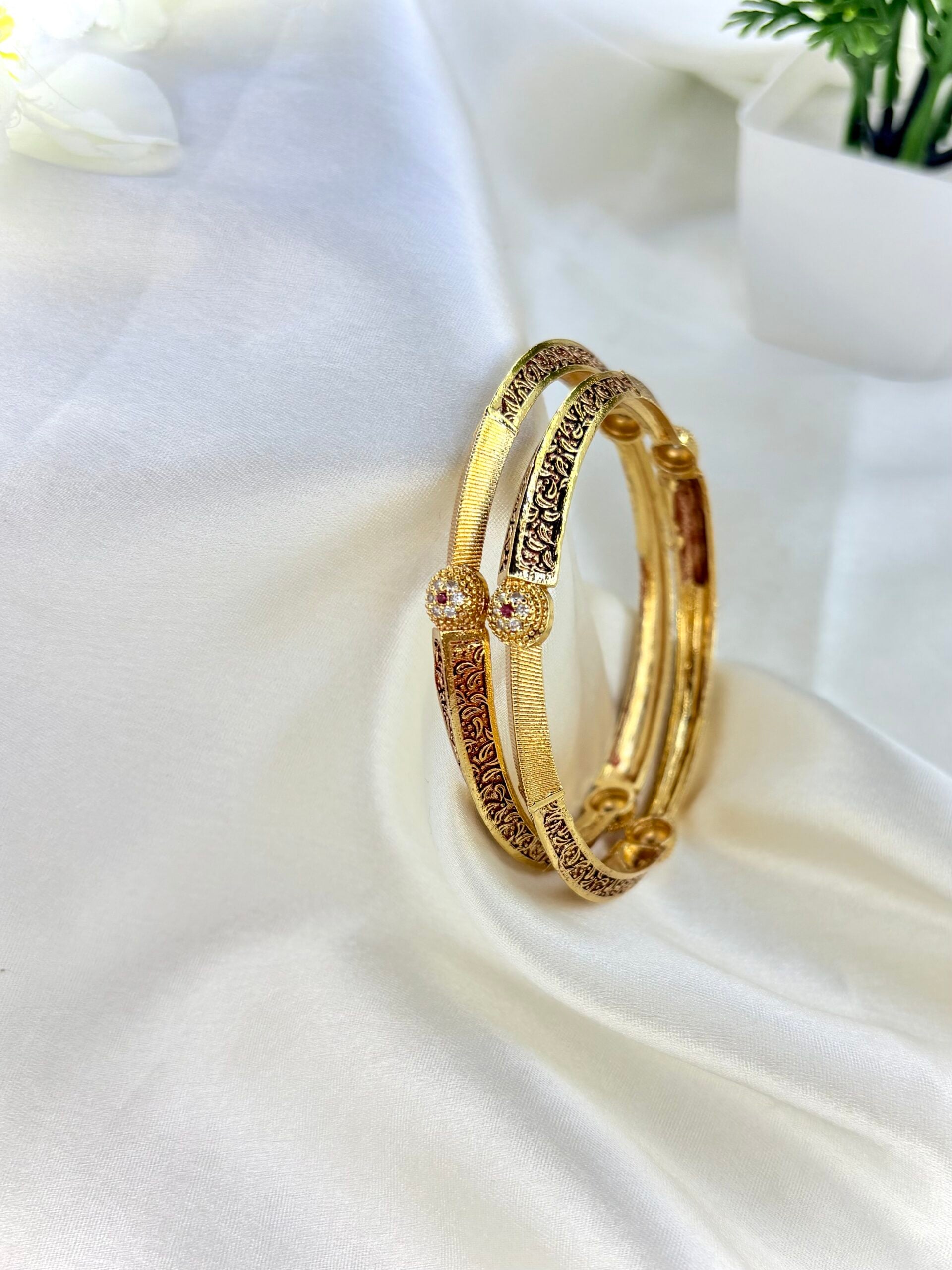 Golden grace brass kada image 0