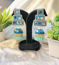Beaded Jhumka earrings image 0