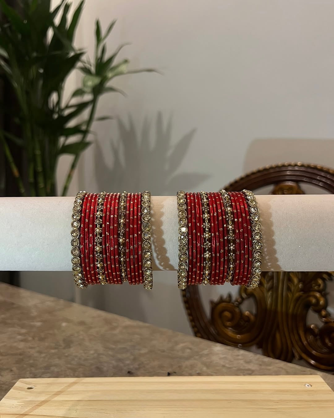 Sleek bangle set - Red, 2-10 image