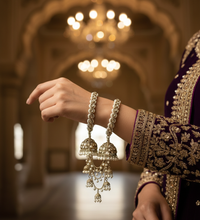 Classy jhoola pearl bangles(one hand) image 1